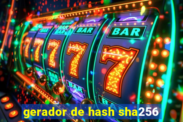 gerador de hash sha256